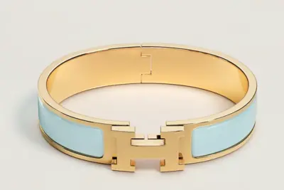 Hermes Bracelet Clic H Paste  / Gold