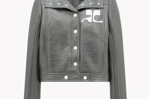 Courrèges Reedition Vinyl Jacket Grey