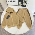 Fendi Monogram Kids Tracksuit  Beige