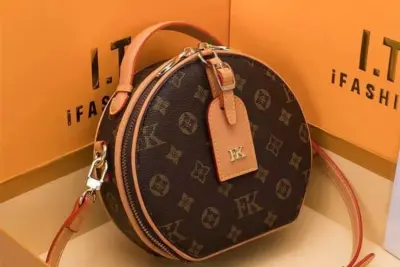 LV Mini Boite Chapeau Crossbody Bag Brown