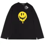 Balenciaga Yellow Emoji Sweater Black