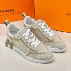 Hermes Bouncing Sneaker Grey - Image 3