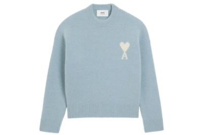 Ami Paris Ami de Coeur Crewneck Sweater Paste