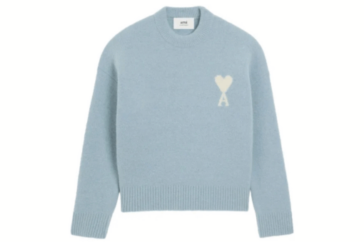 Ami Paris Ami de Coeur Crewneck Sweater Paste