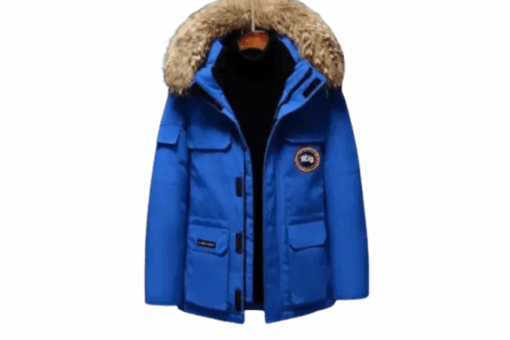 Canada Goose Down Jacket White Duck Blue