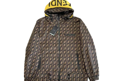 Fendi Jacket Brown And Yellow
