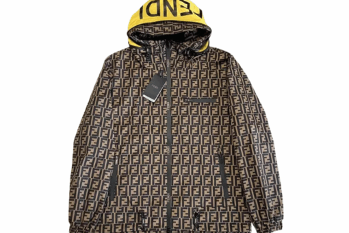 Fendi Jacket Brown And Yellow