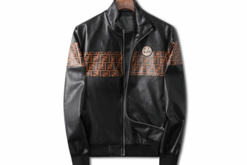 Fendi Jacket Black And Brown