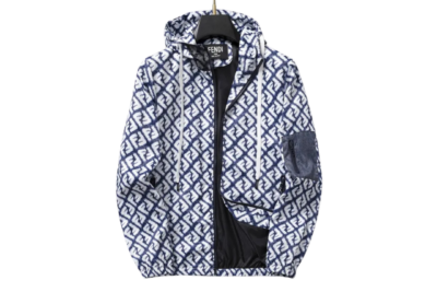 Fendi Jacket Blue And White