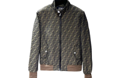 Fendi Jacket  Tan Black