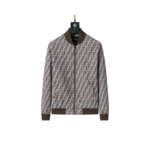 Fendi Jacket Brown And Gray