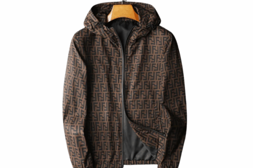 Fendi Jacket Brown And Black