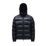 Moncler Barante Hooded Down Jacket Black