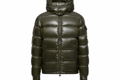 Moncler Barante Hooded Down Jacket Green