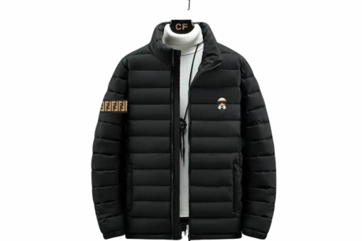 Fendi Down Jacket Navy Blue