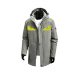 Fendi Monster Eyes Down Jacket Grey