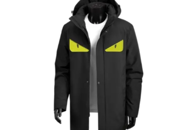 Fendi Monster Eyes Down Jacket Black