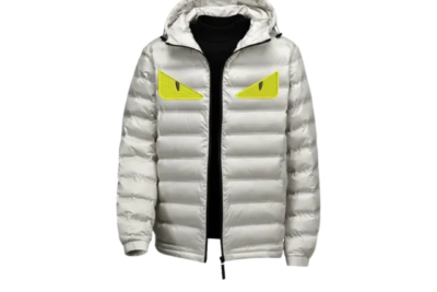 Fendi Monster Eyes Down Jacket White