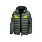 Fendi Monster Eyes Down Jacket Olive