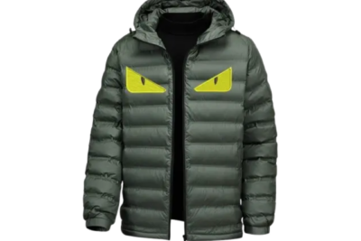 Fendi Monster Eyes Down Jacket Olive