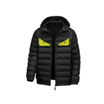 Fendi Monster Eyes Down Jacket Black