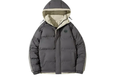 Fendi Hooded Parka Jacket Grey