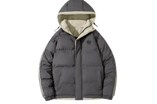 Fendi Hooded Parka Jacket Grey