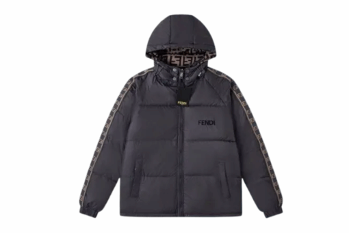 Fendi Reversible Down Puffer Jacket Dark Blue
