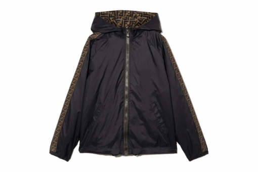 Fendi Reversible FF-Motif Hooded Jacket