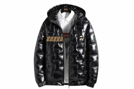 Fendi PN Pro Puffer Jacket Glossy Black