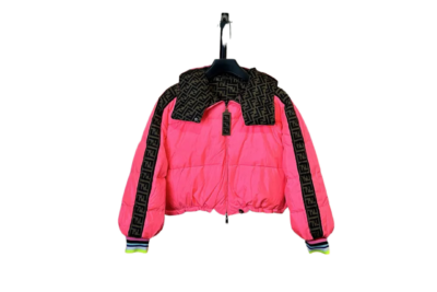 Fendi Reversible Puffer Jacket Pink/ Black