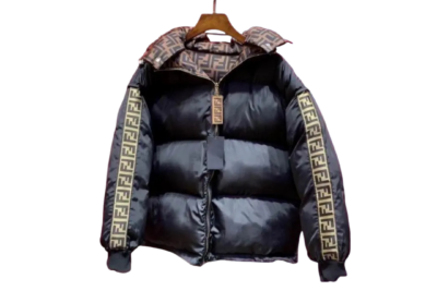 Fendi FF Reversible Down Jacket Black