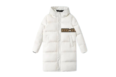 Fendi Long Down Jacket White
