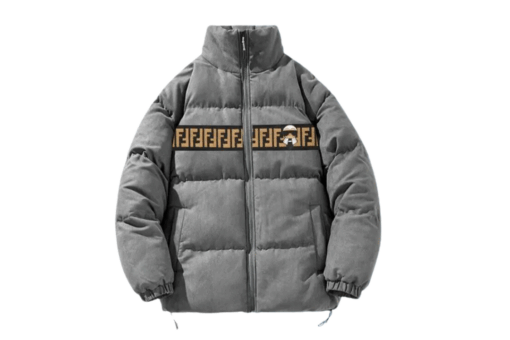 Fendi Down Puffer Jacket Grey