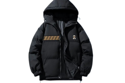 Fendi Down Puffer Jacket All Black