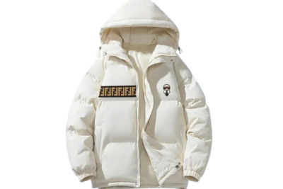 Fendi Down Puffer Jacket All White