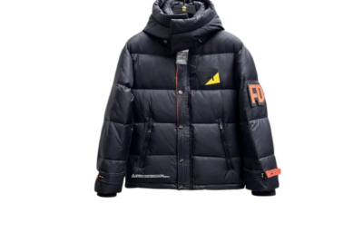 Fendi Down Jacket Black/Orange