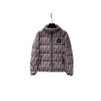 Fendi FF-Pattern Puffer Jacket Pink/Black