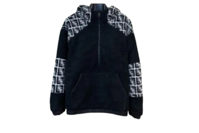 Fendi Jacket Black White