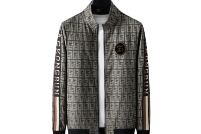 Fendi Jacket Gray And Black