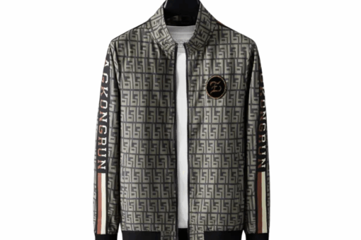 Fendi Jacket Gray And Black