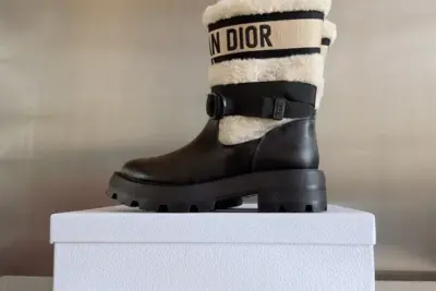 Dior D-Major Ankle Boots Black