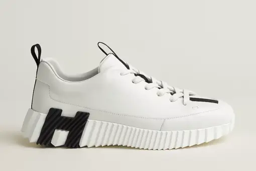 Hermes Jump Sneaker White/Black