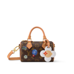 Lv Nano Speedy Monogram  Bag Brown