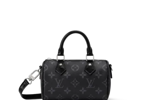 Lv Nano Speedy Bag Monogram Eclipse Bag Black