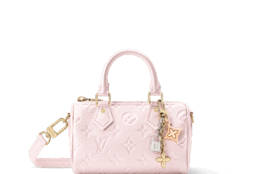 Lv Nano Speedy Bag Monogram Eclipse Bag Pink