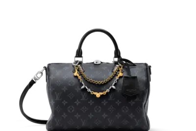 LV Speedy Soft 30 Monogram Eclipse  Bag Black