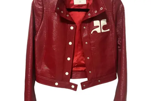 Courrèges Reedition Vinyl Jacket Red