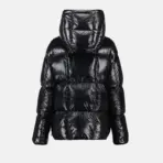 Moncler Parana Logo Appliquéd Quilted Shell Hooded Down Jacket Black - Image 2