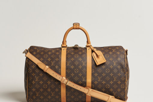 LV Keepall Bandoulière Bag Brown